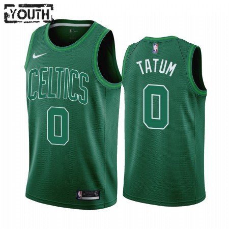 Maglia NBA Boston Celtics Jayson Tatum 0 2020-21 Earned Edition Swingman - Bambino